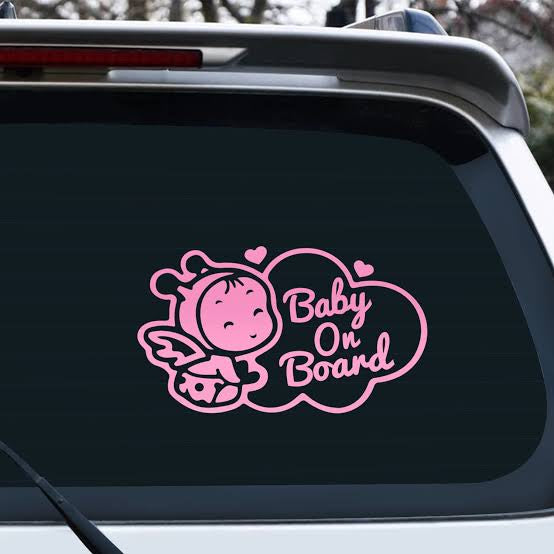 Baby on board decal