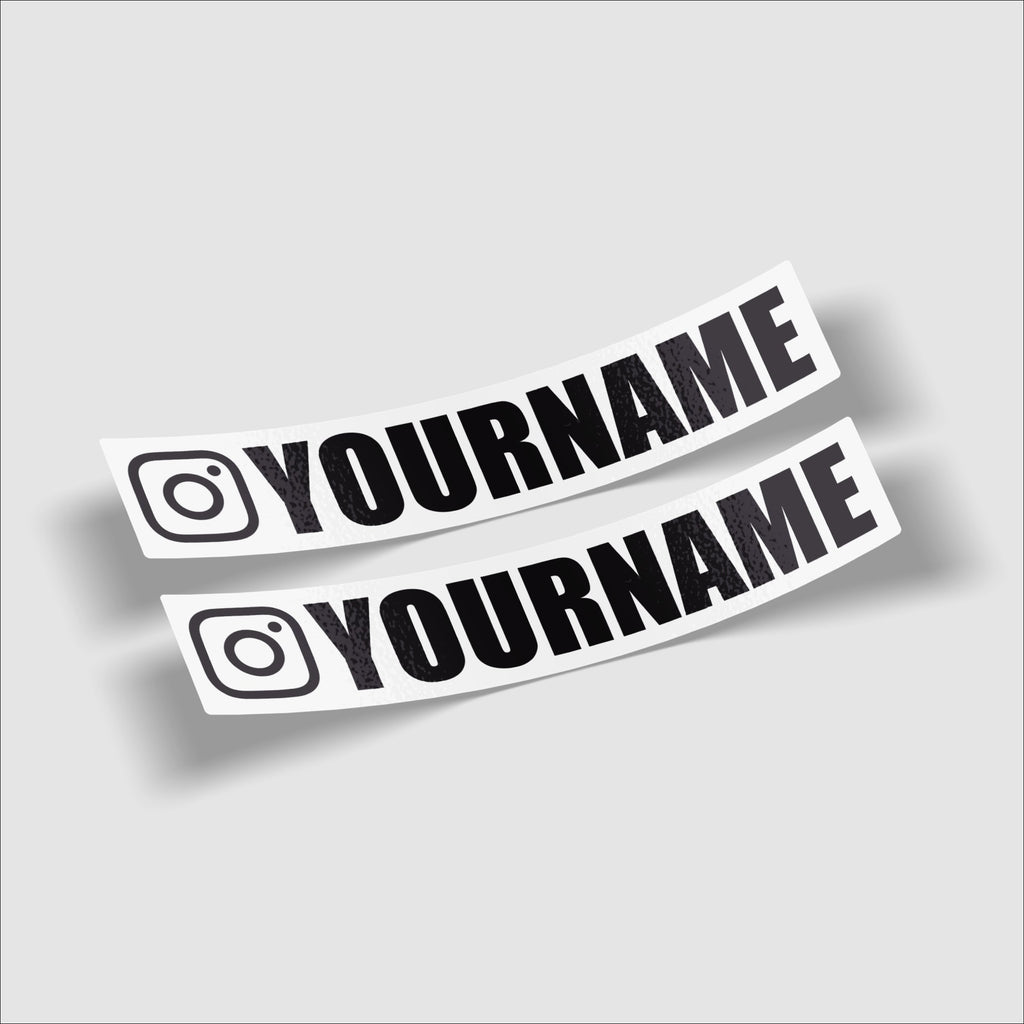 Personified Instagram ID decal ( one unit )