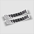 Personified Instagram ID decal ( one unit )